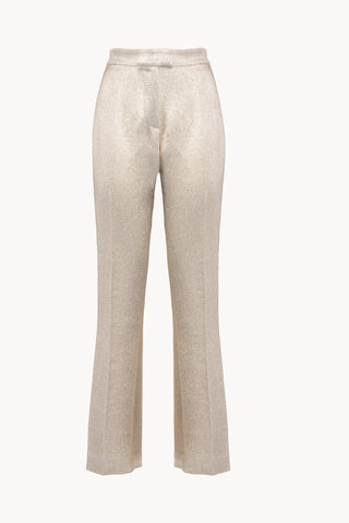 Fringed Woolen Lurex Pants