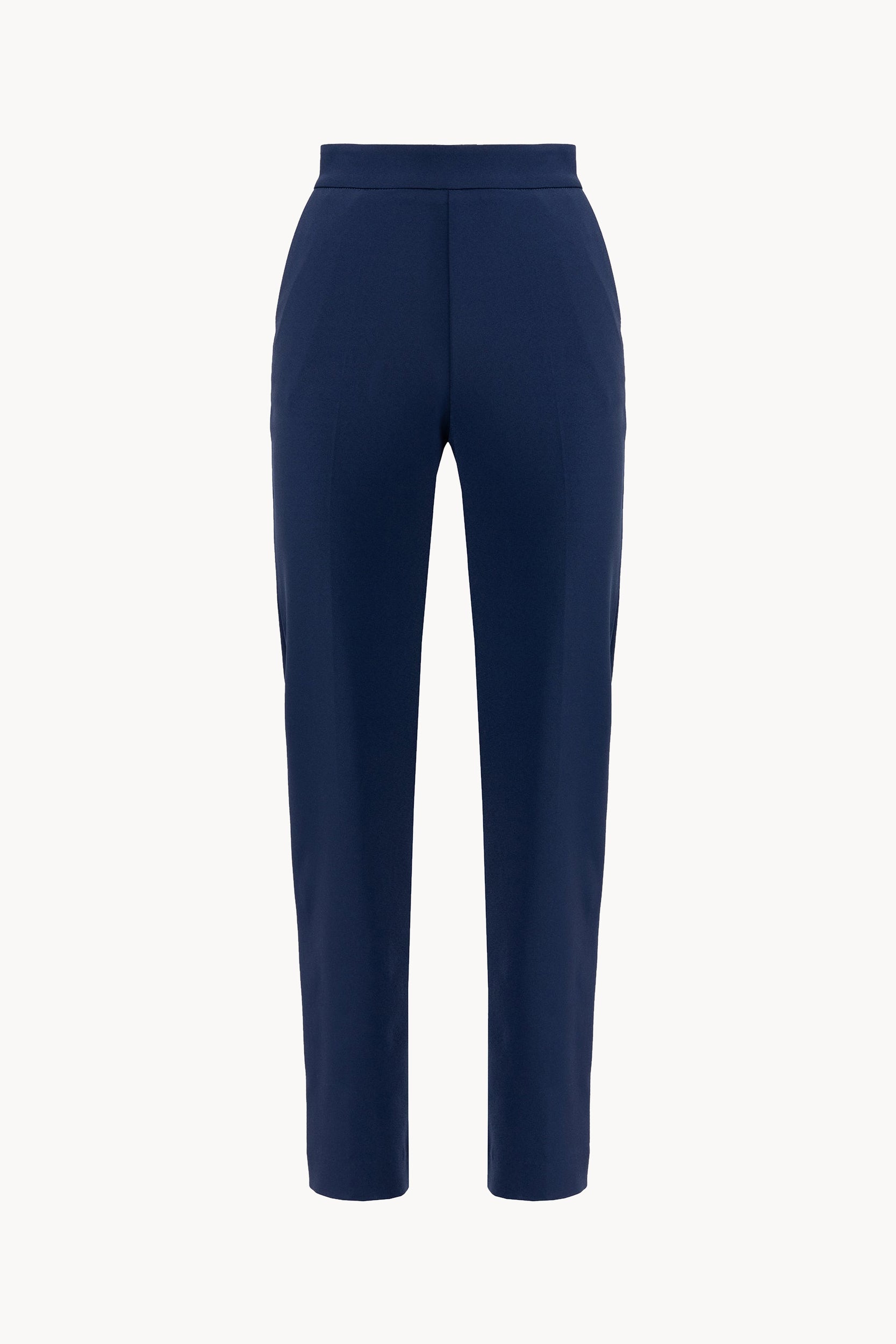 Pantaloni cigarette in cady stretch