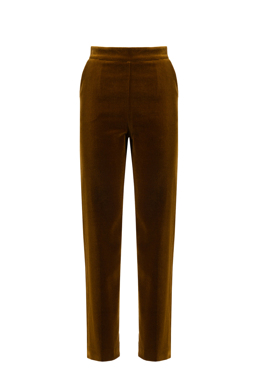 Velvet Cigarette Pants
