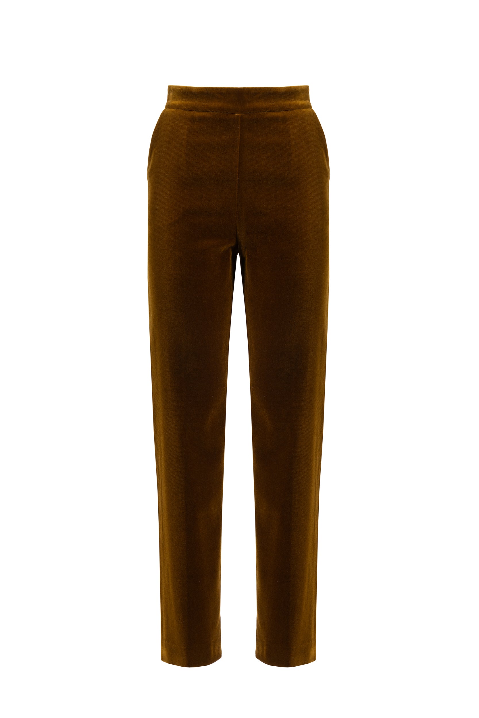 Velvet Cigarette Pants