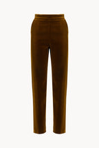 Pantaloni cigarette in velluto