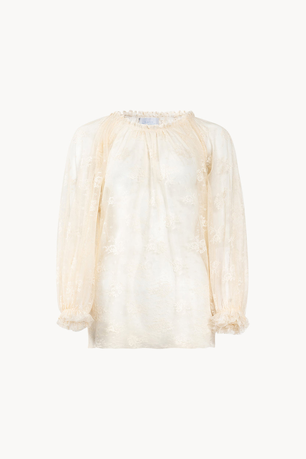 Boat Neck Lace Shirt
