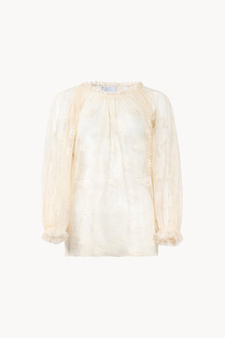 Boat Neck Lace Shirt