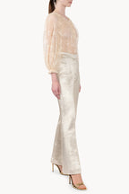 Boat Neck Lace Shirt