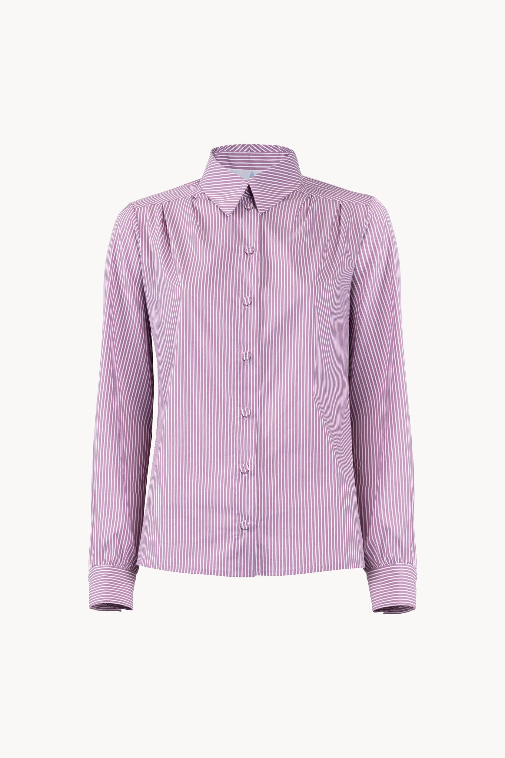 Camicia in cotone a righe