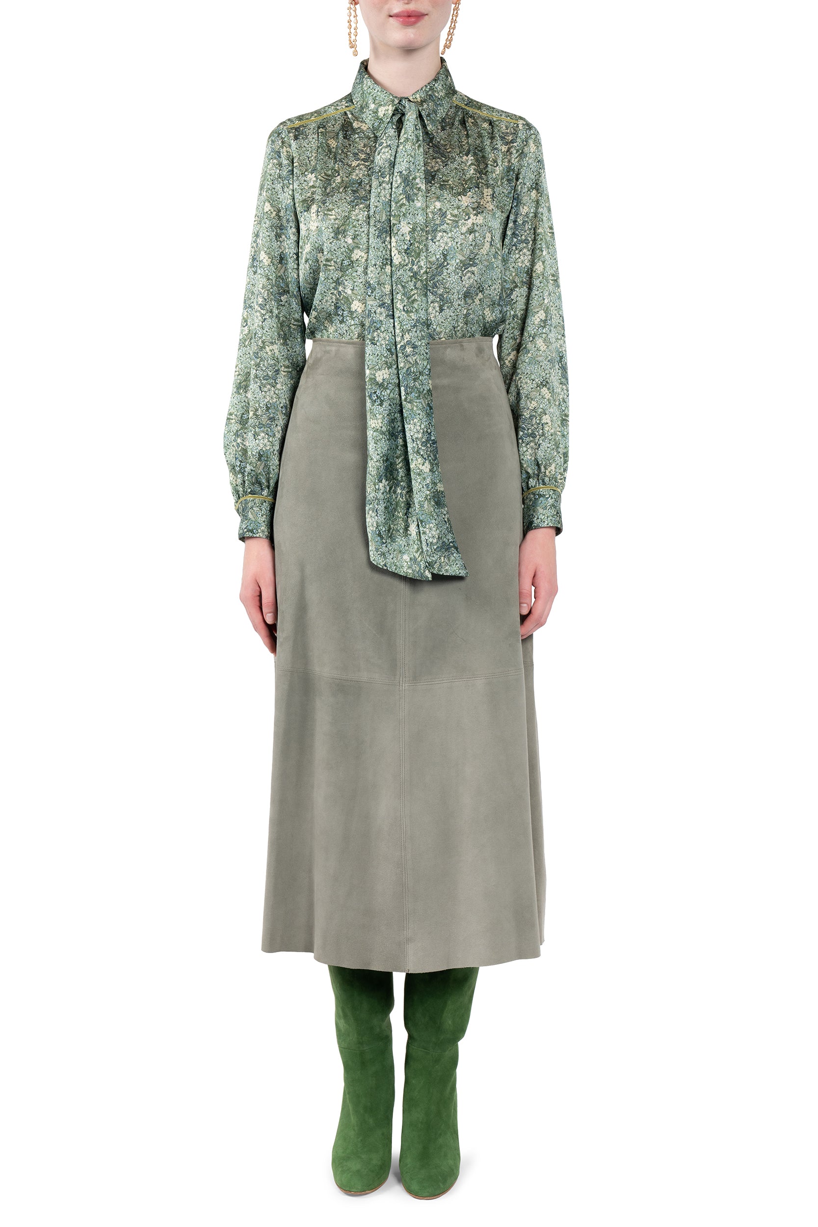 Satin Printed Shirt