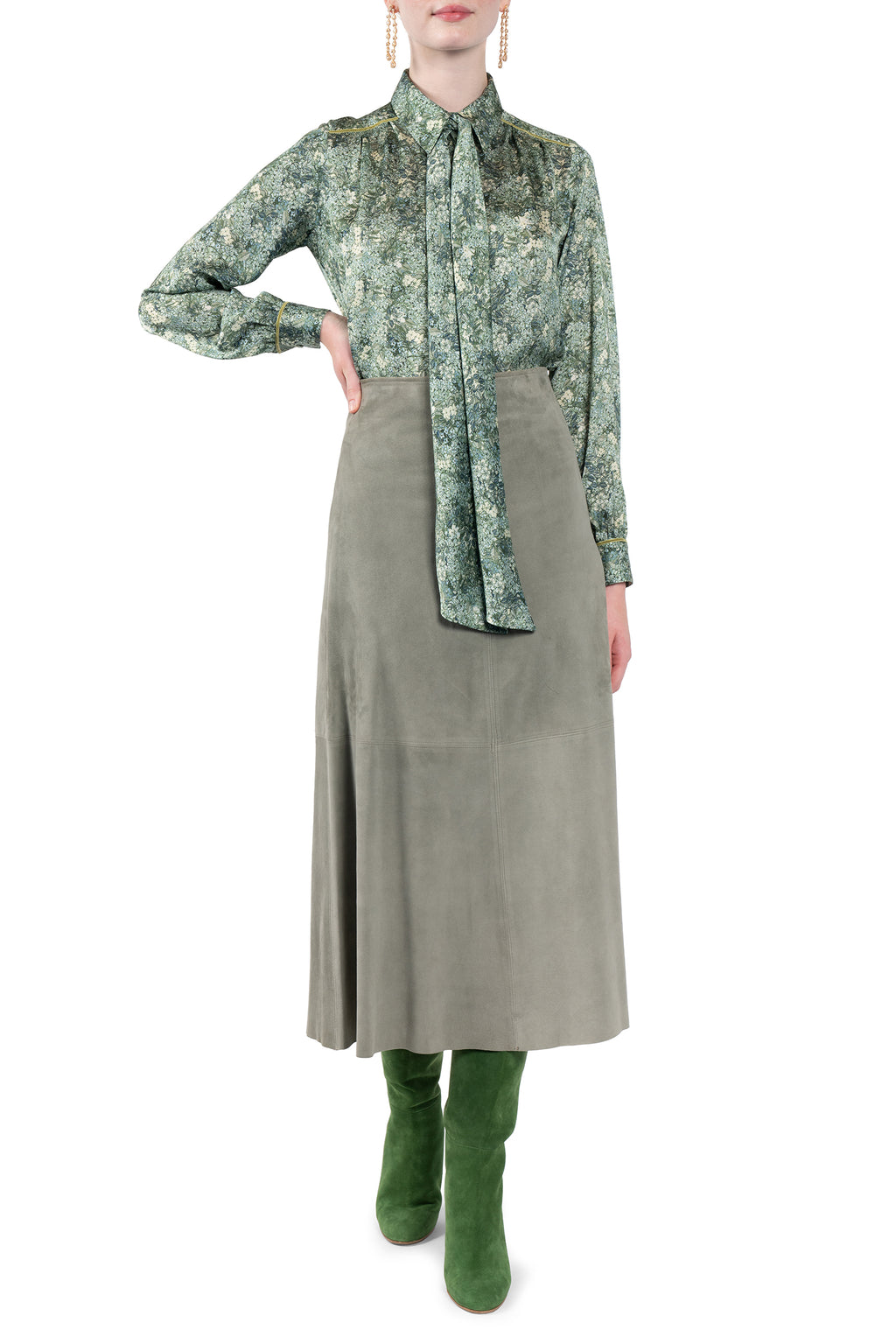 Satin Printed Shirt