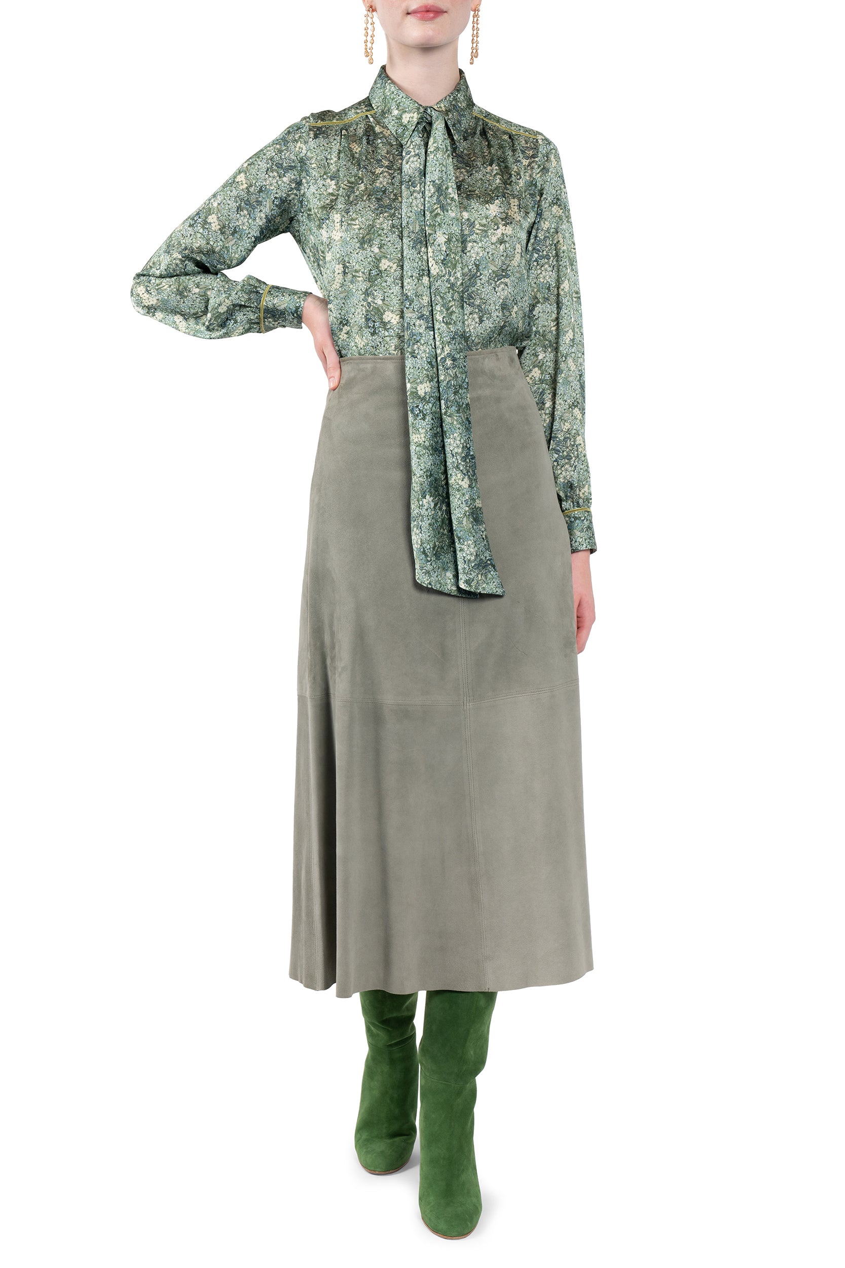 Satin Printed Shirt
