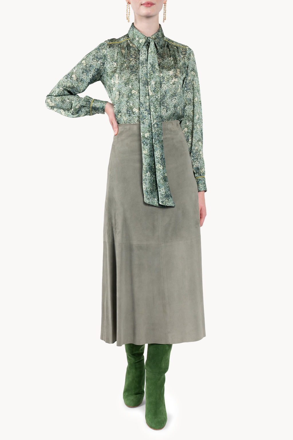 Satin Printed Shirt