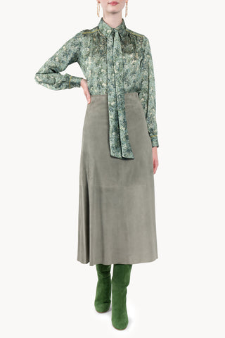 Satin Printed Shirt