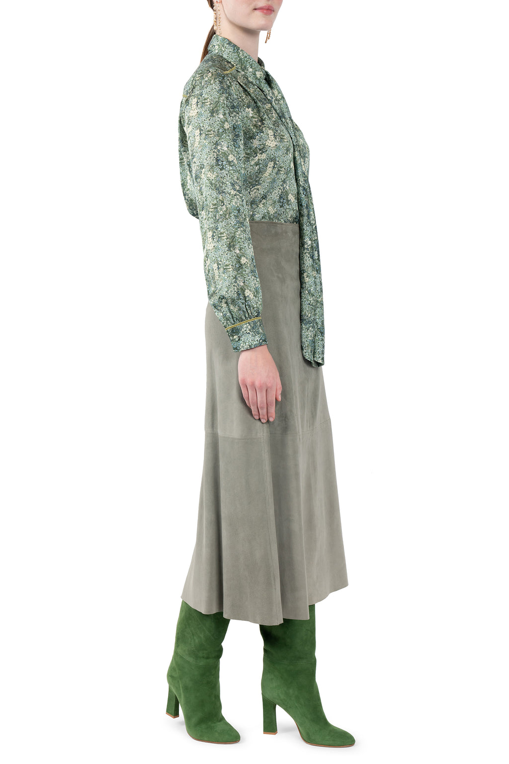 Satin Printed Shirt