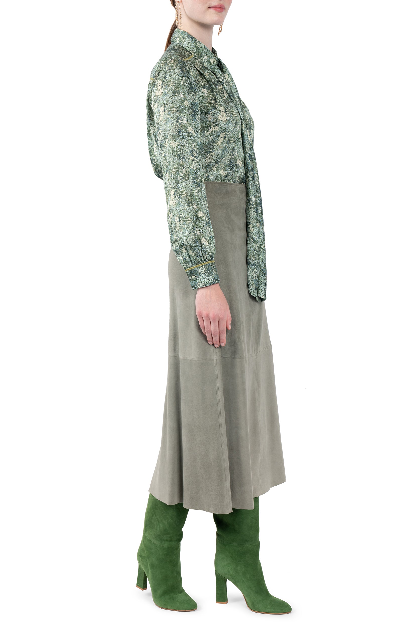 Satin Printed Shirt