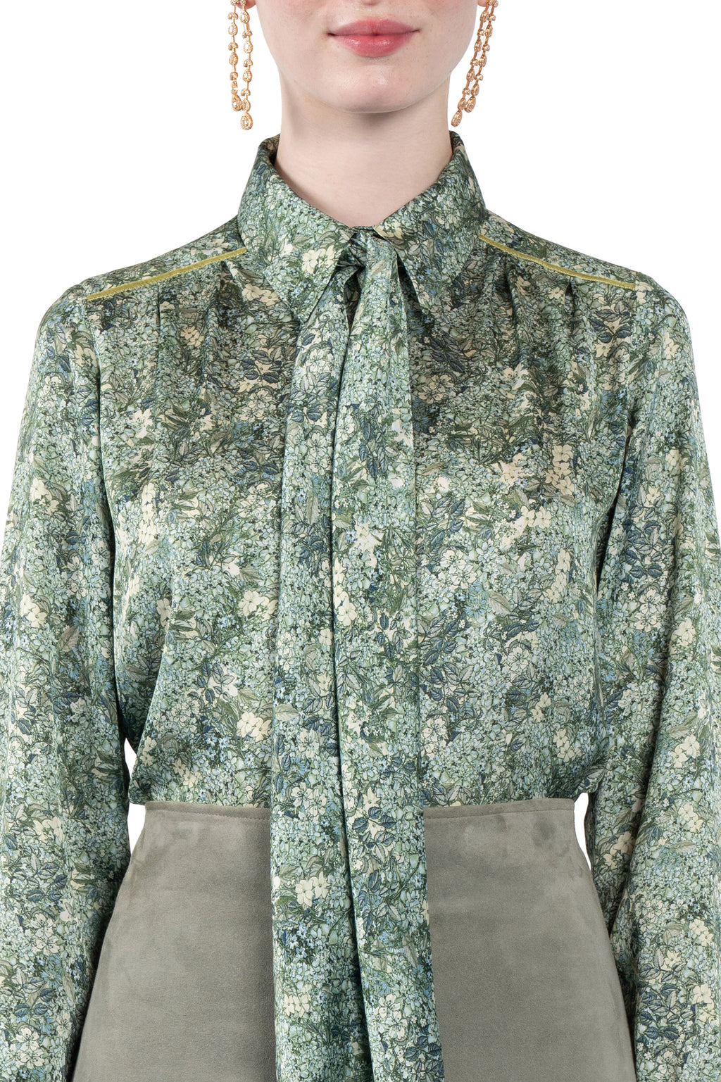 Satin Printed Shirt