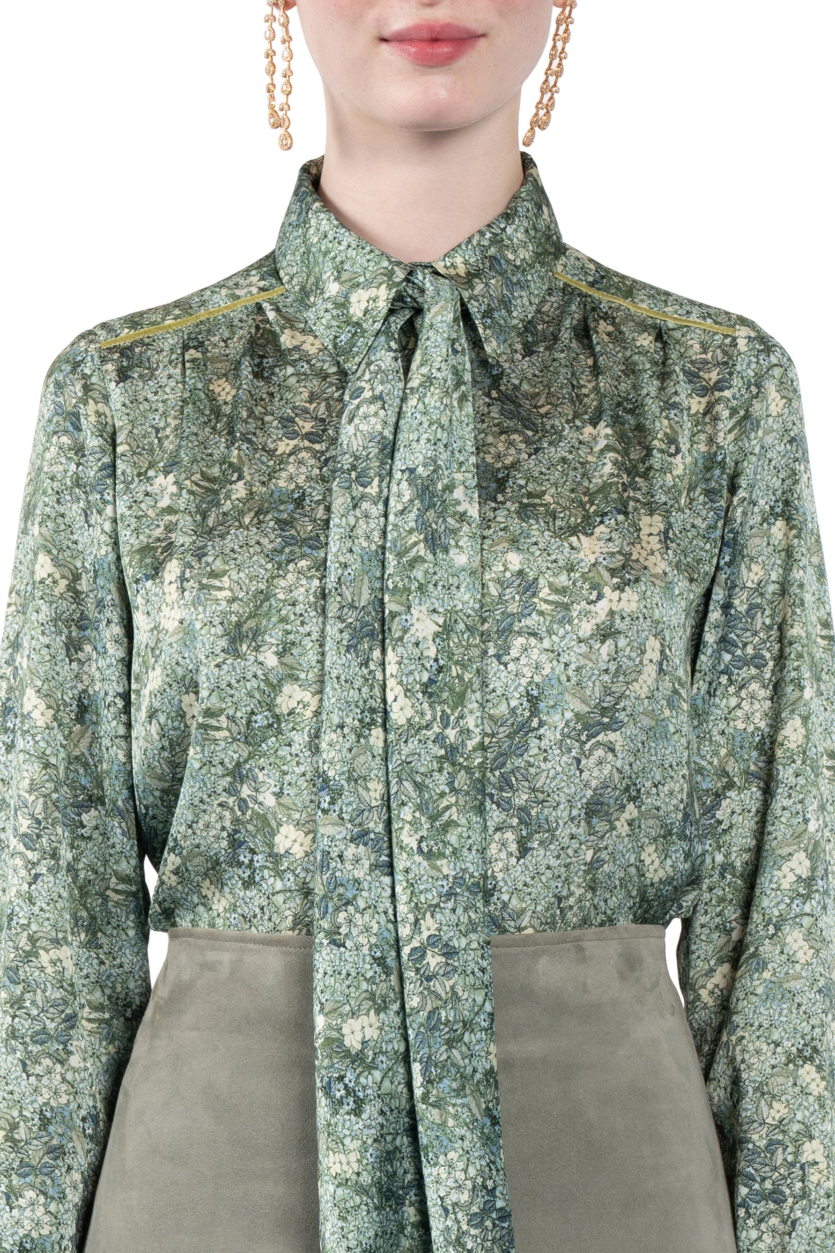 Satin Printed Shirt