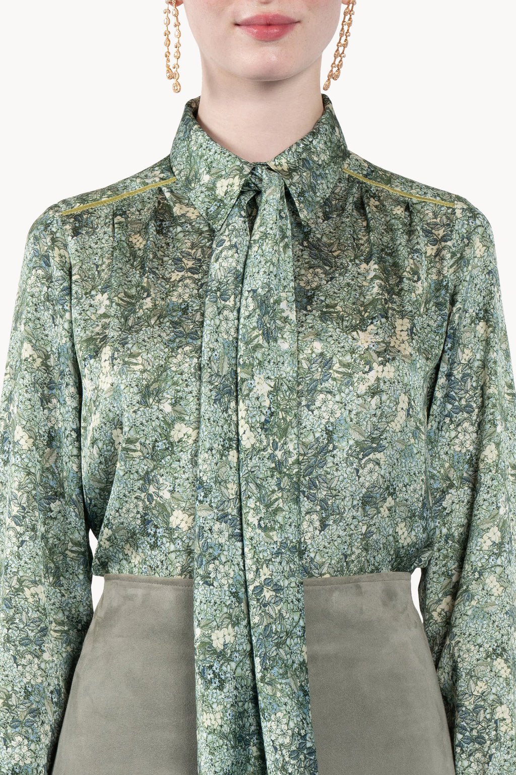 Satin Printed Shirt