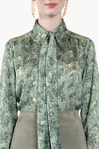 Satin Printed Shirt