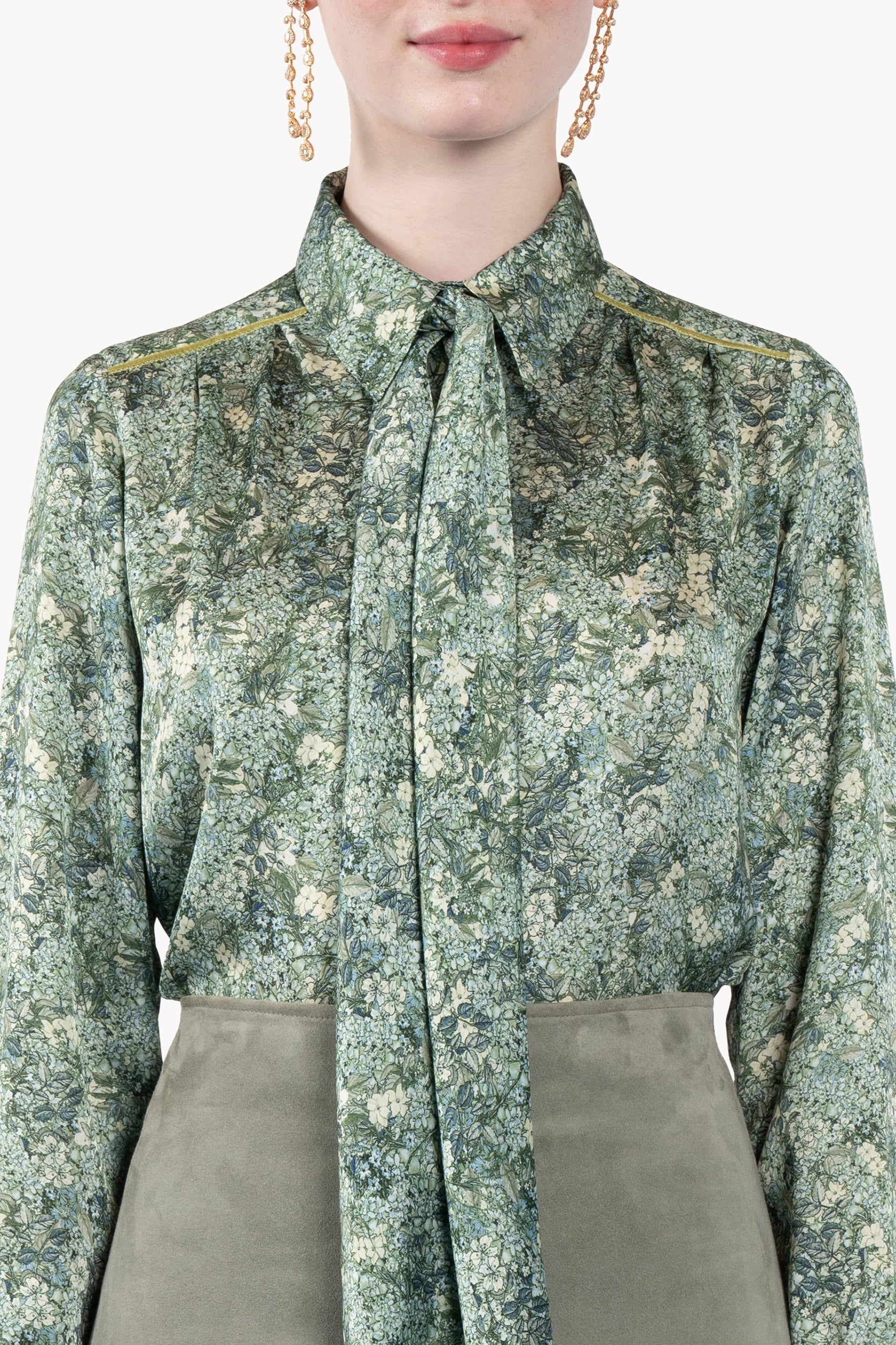 Satin Printed Shirt