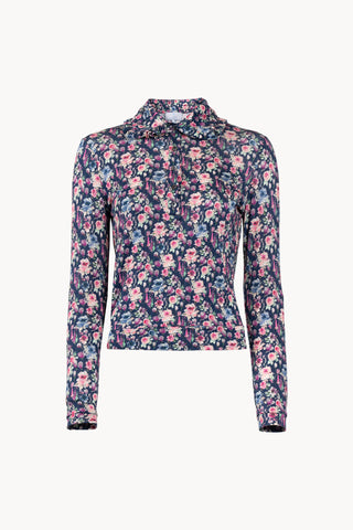 Jersey Micro Floral Printed Polo
