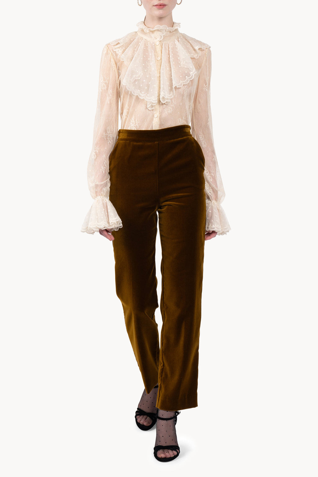 Lace Ruffles Shirt