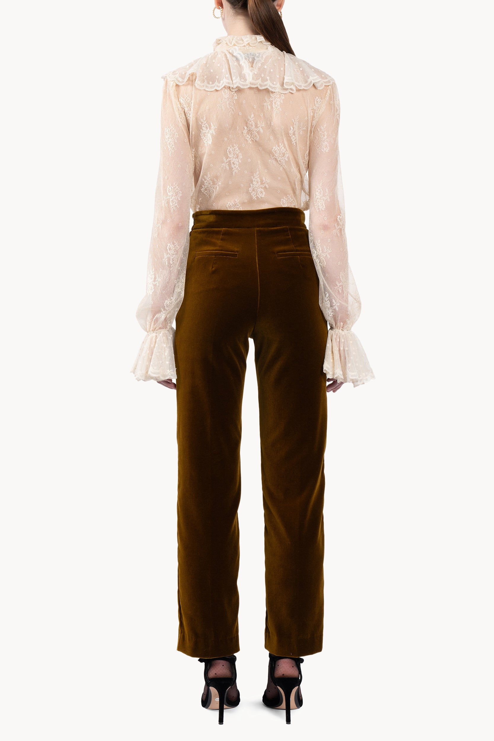 Lace Ruffles Shirt