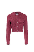 Hooded cardigan