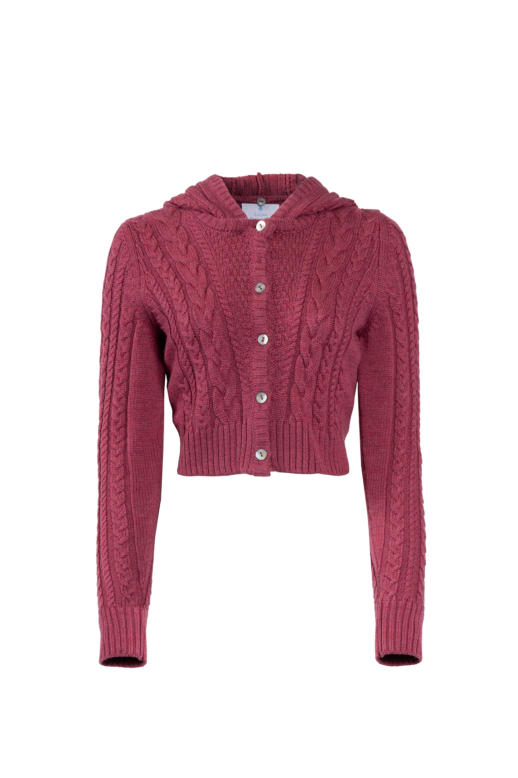 Hooded cardigan