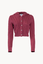 Hooded cardigan