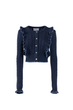 Cardigan con ruches