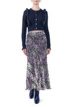 Cardigan con ruches
