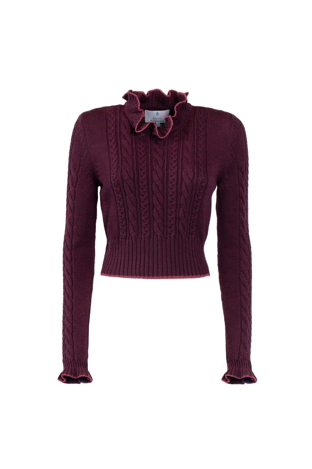 Braided Crewneck Sweater