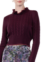 Braided Crewneck Sweater