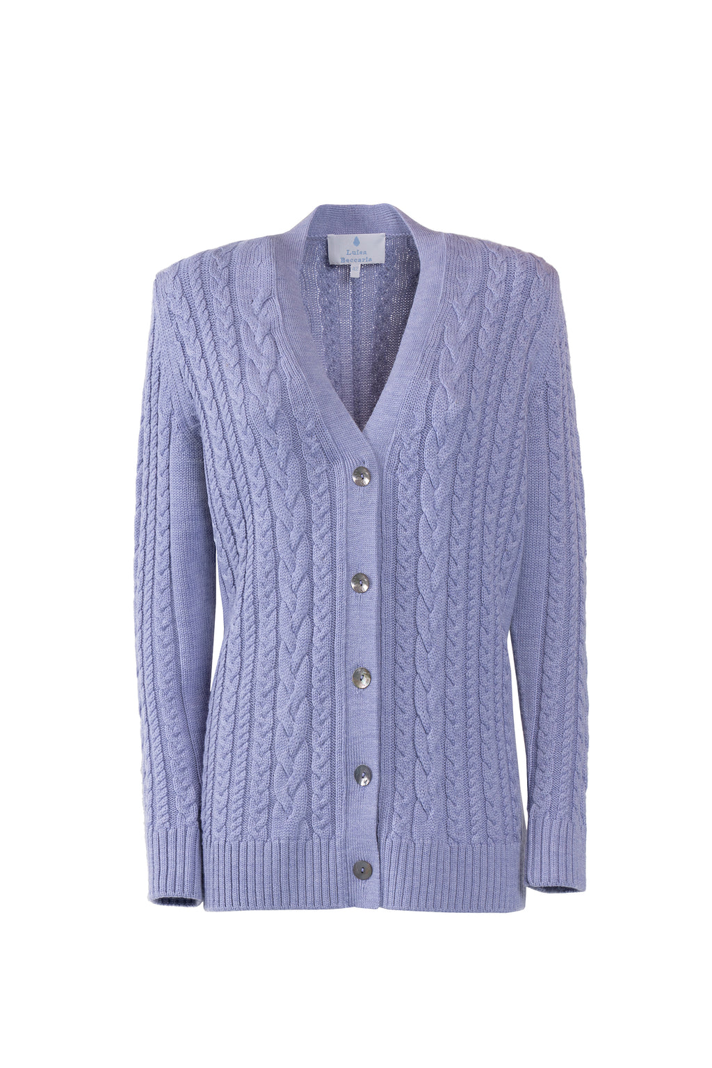 Cardigan intrecciato