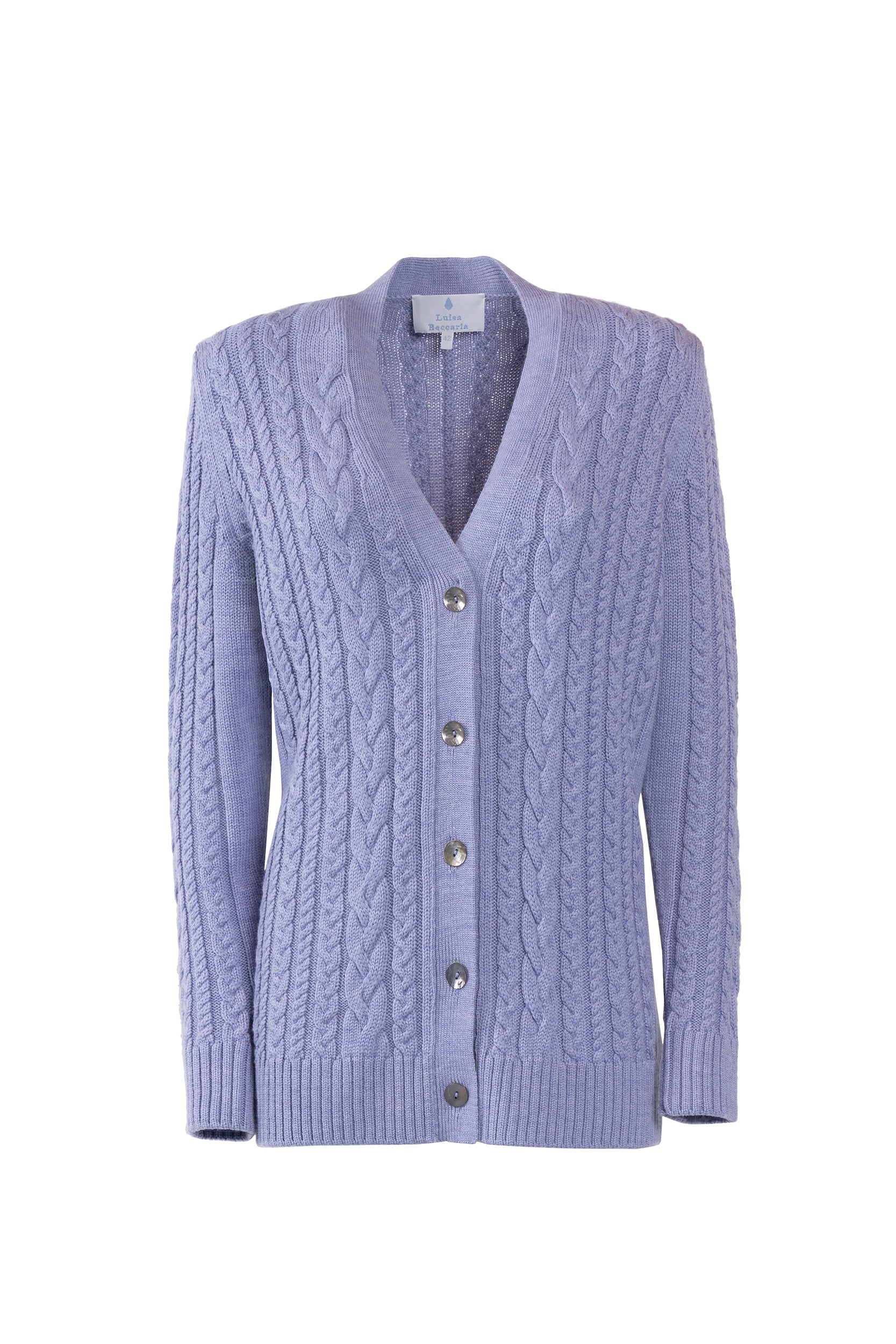 Cardigan intrecciato