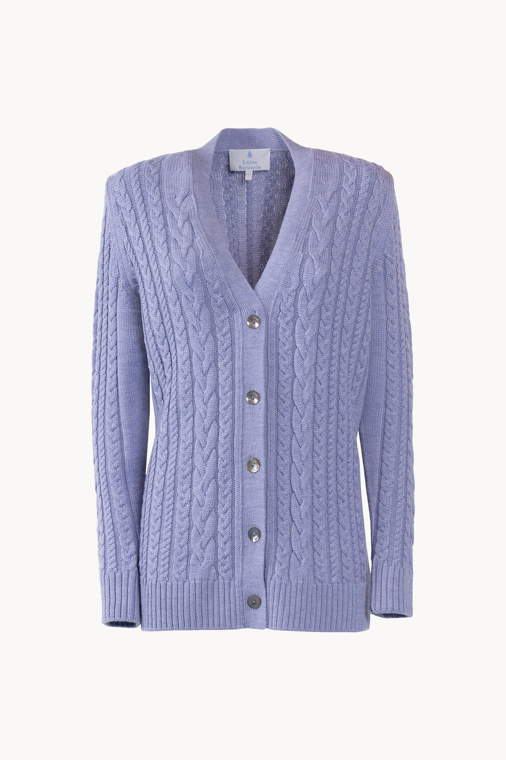 Braided cardigan