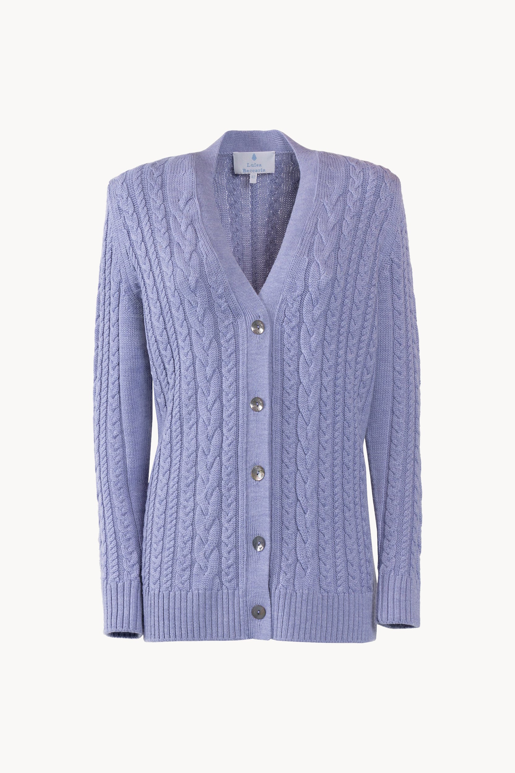 Cardigan intrecciato