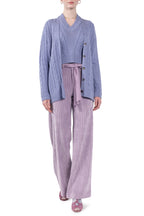 Cardigan intrecciato