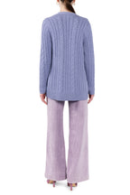 Cardigan intrecciato