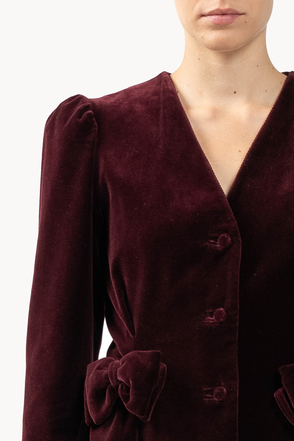 Burgundy Velvet Jacket