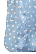 Blazer a pois azzurro chiaro