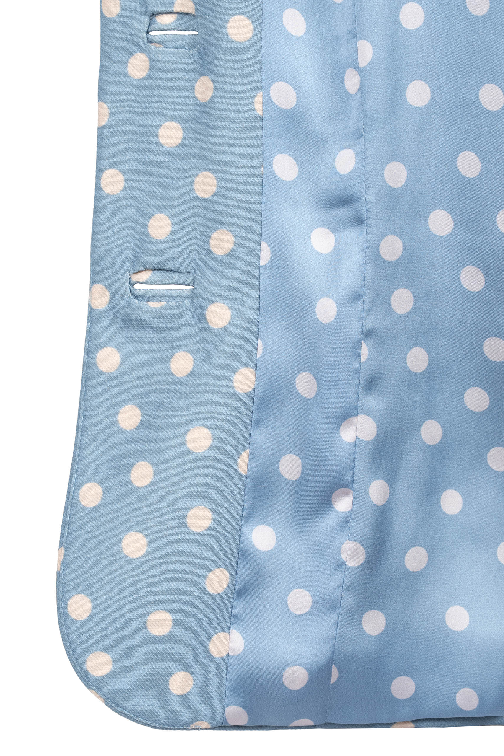 Blazer a pois azzurro chiaro