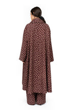 Trench Borgogna a Pois