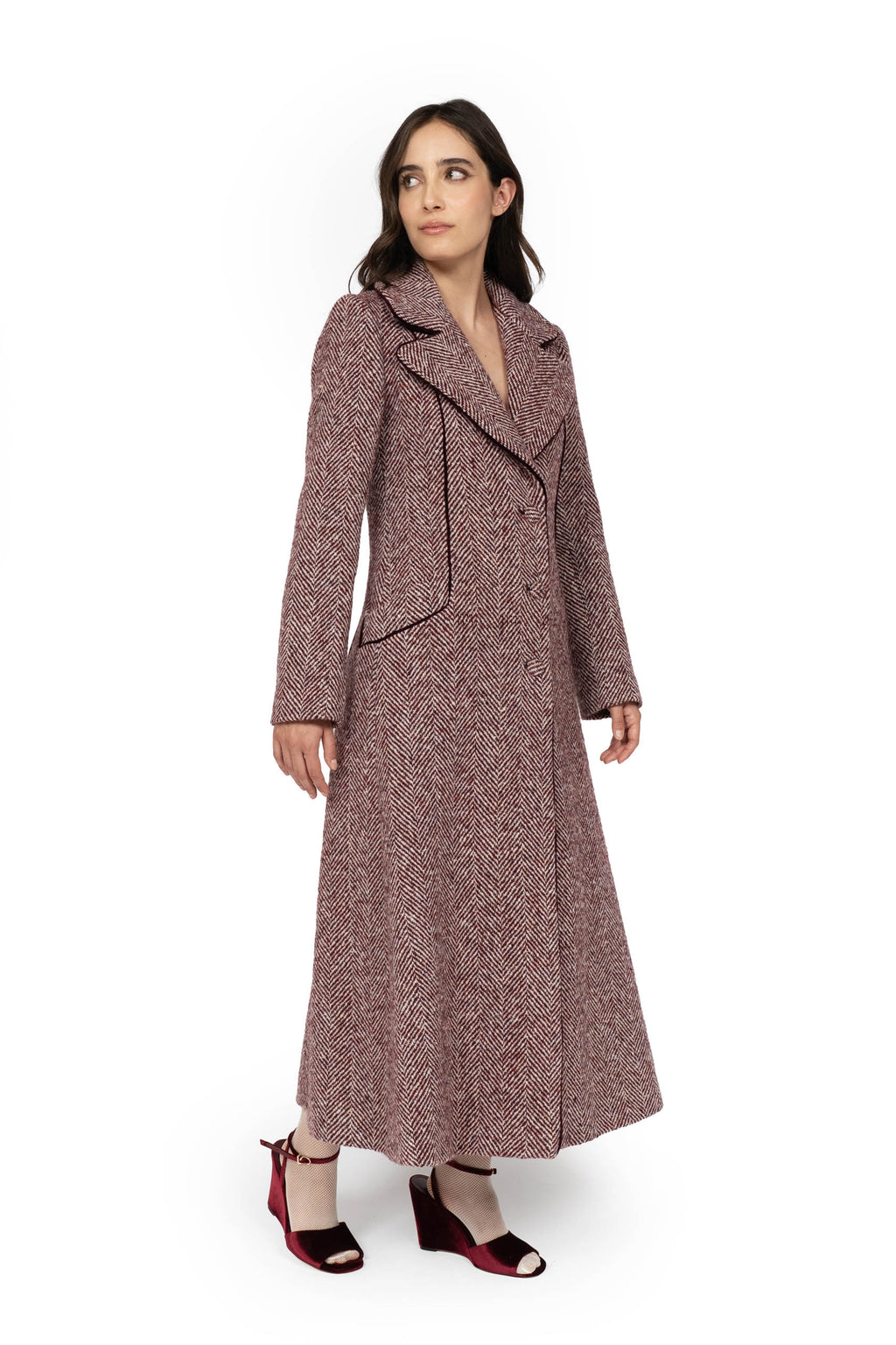 Cappotto a Spina di Pesce