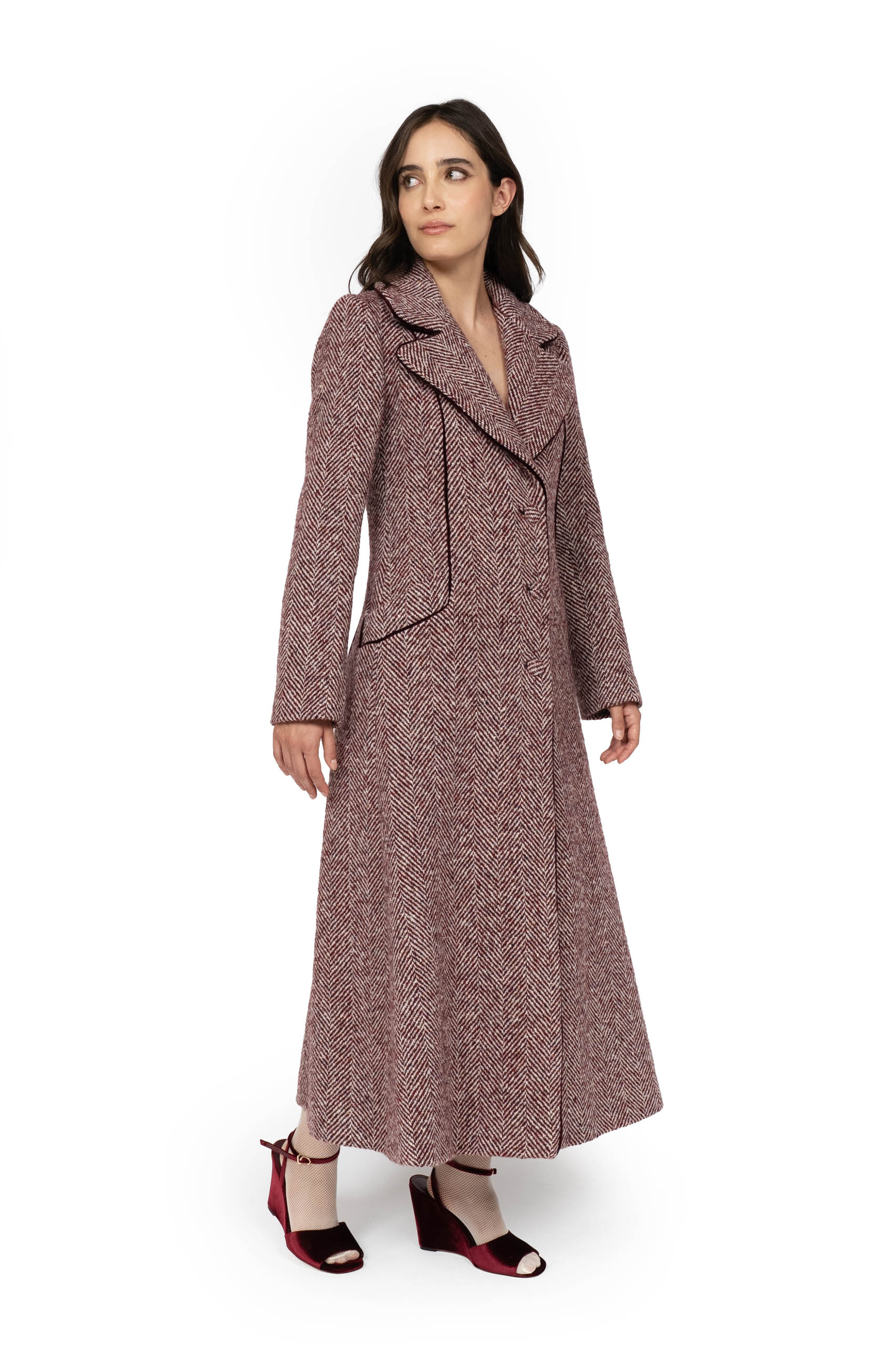 Cappotto a Spina di Pesce