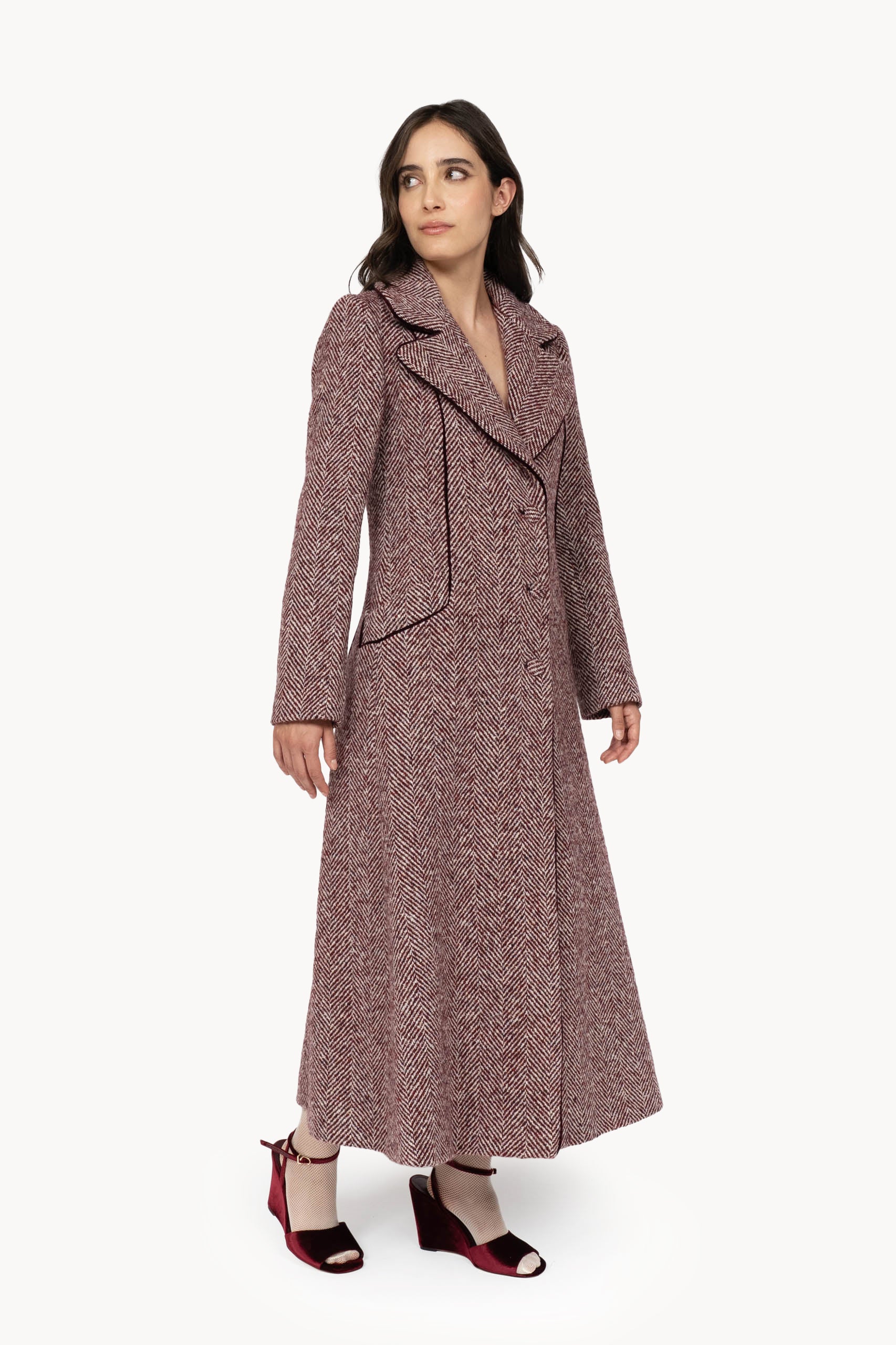 Cappotto a Spina di Pesce