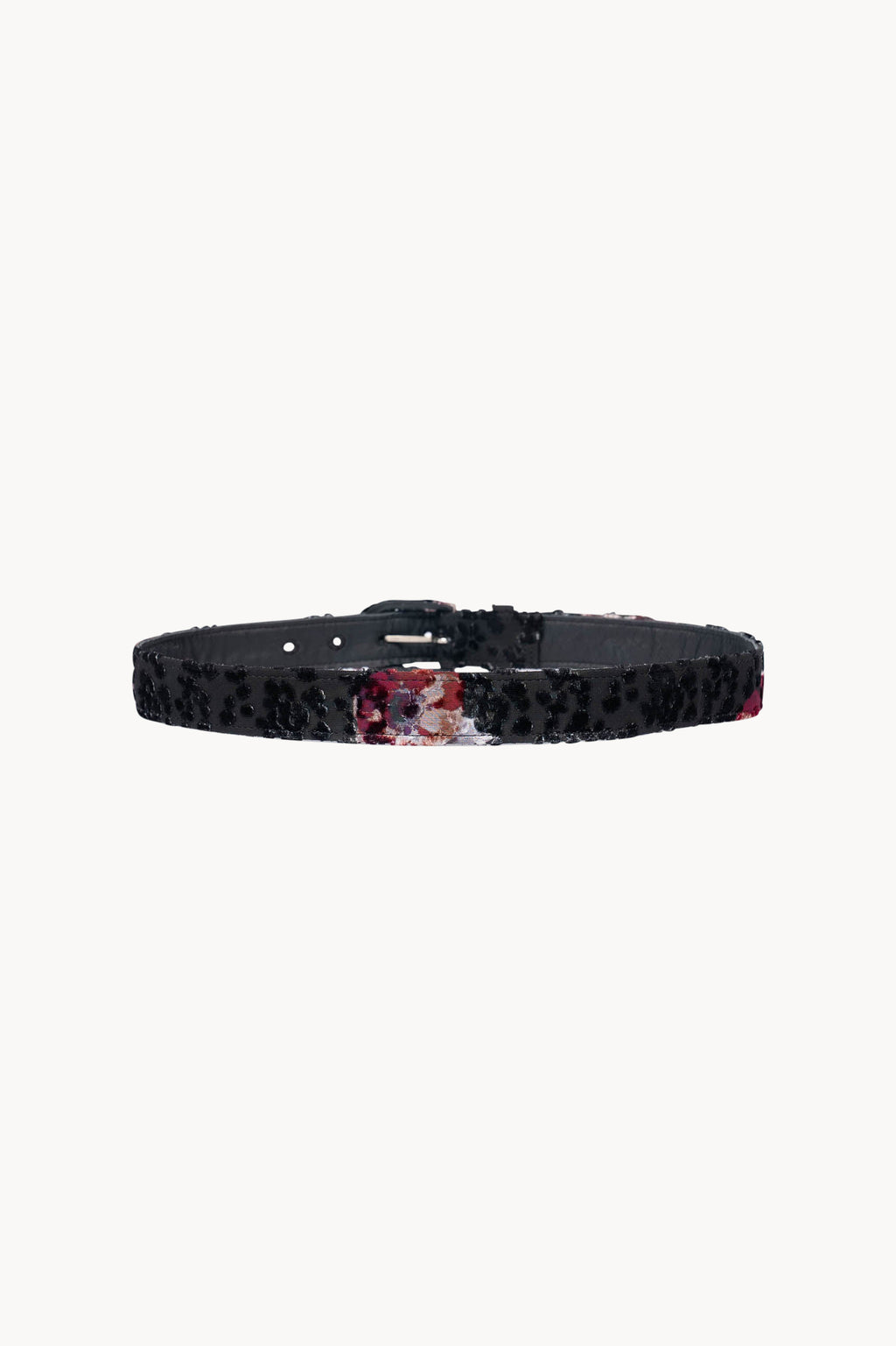 Pansy Flower Black Belt