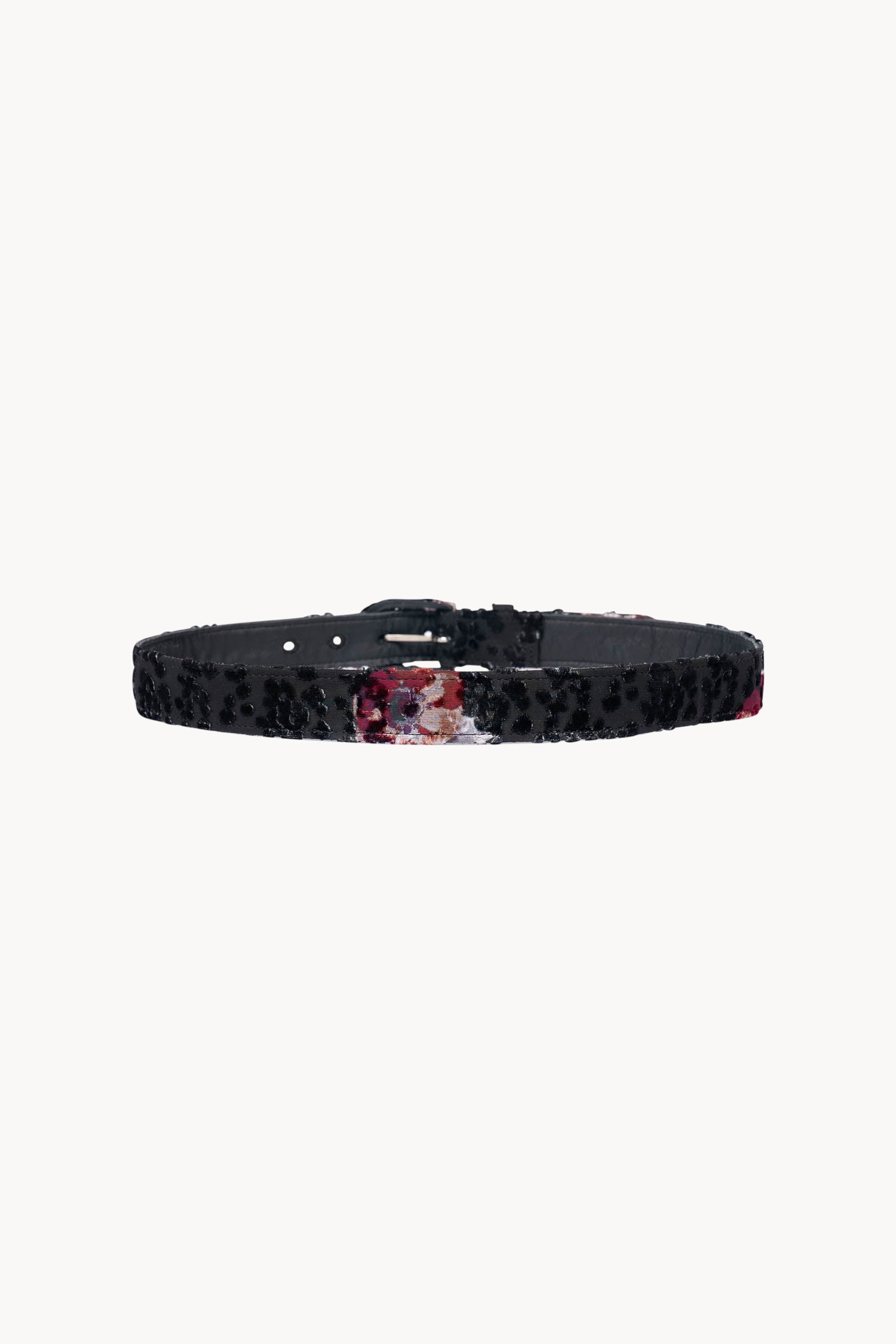 Pansy Flower Black Belt