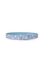 Cintura a pois azzurro chiaro