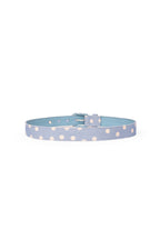 Cintura a pois azzurro chiaro