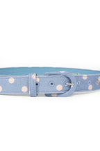 Cintura a pois azzurro chiaro