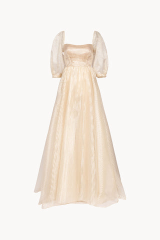 Puff Sleeves Dress